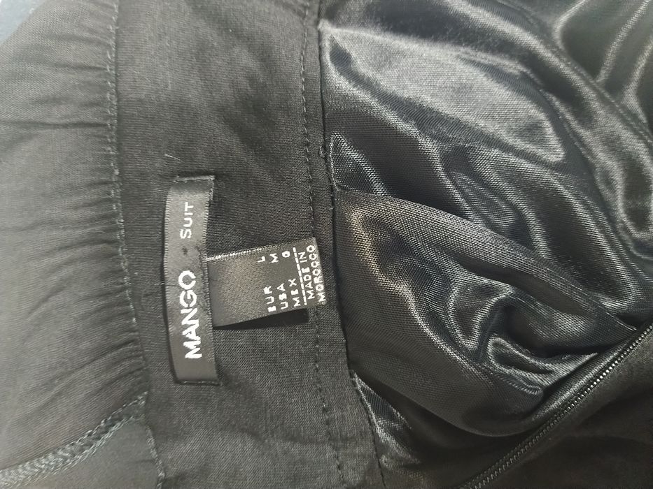 Vestido comprido preto Mango tamanho L