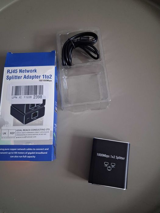 Rozdzielacz ETHERNET RJ45 100/1000Mbps