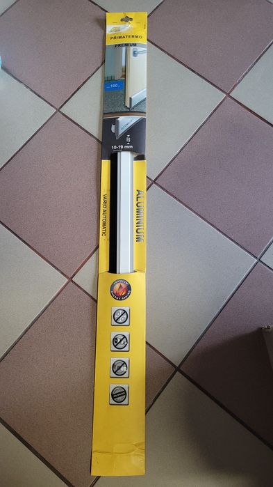 Uszczelka aluminiowa przypodłogowa do drzwi 100cm