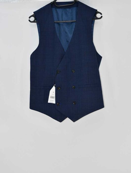 Elegancka kamizelka garniturowa Burton Slim | Dwurzędowa