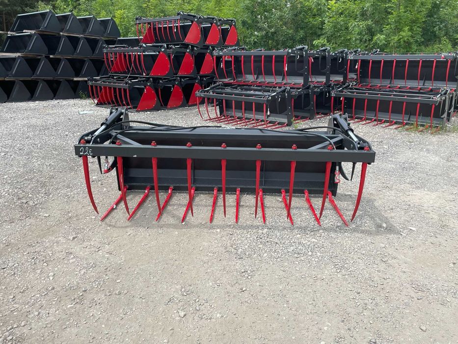 Łycho -krokodyl krokodyl do obornika METAL TECHNIK 2 siłowniki