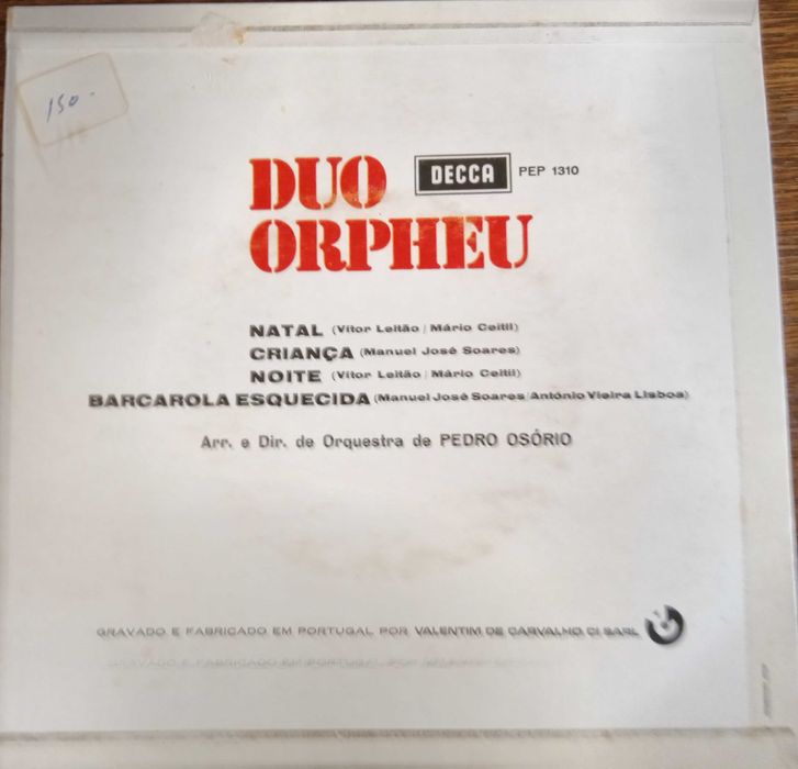Duo Orpheu	- - - - -	Natal	- - - - -	EP