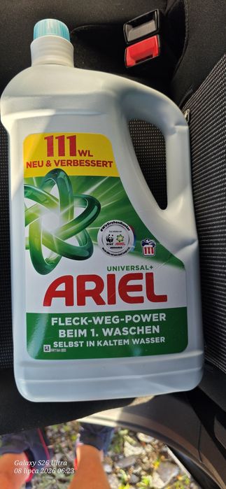 Płyn żel do prania Ariel 111 prań z DE