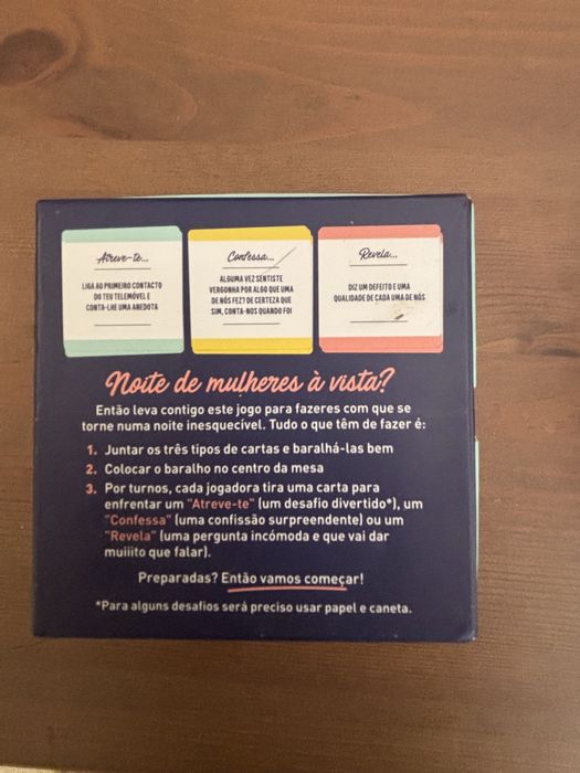 Jogo de desafios para raparigas