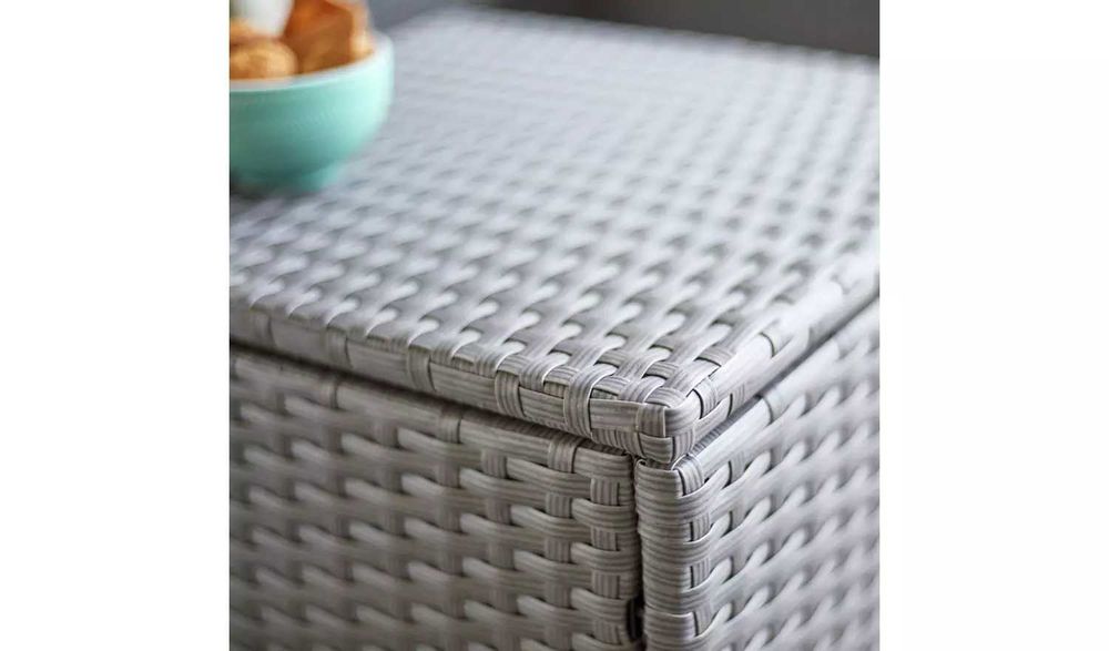 Narożnik do ogrodu technorattan plus stolik-pufa PROMO wysyłka gratis