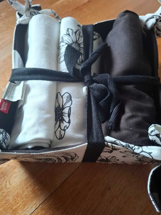 Koszyczek z 3 ściereczkami