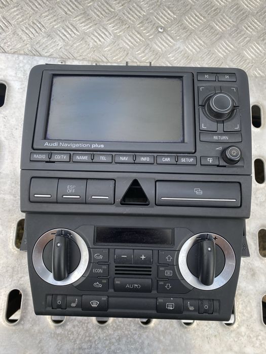 Audi A3 8P Radio Navigation Plus 2din,kieszeń,panel,popielniczka 1100zł