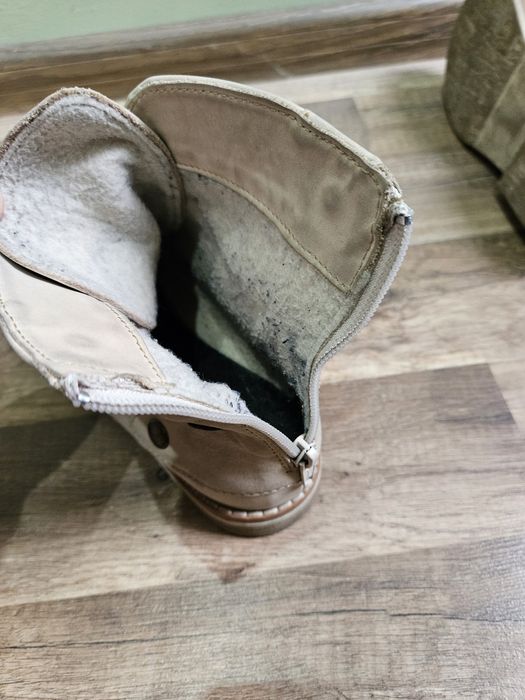 Buty zamszowe 38 ocieplane damskie