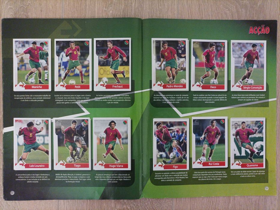 Caderneta completa Paixão Por Portugal Panini