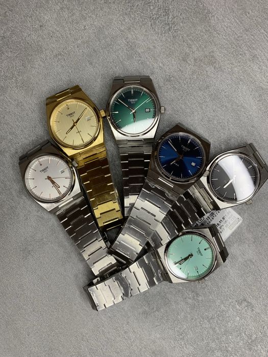 Чоловічий наручний годинник Tissot PRX. Мужские швейцарские часы Тисо
