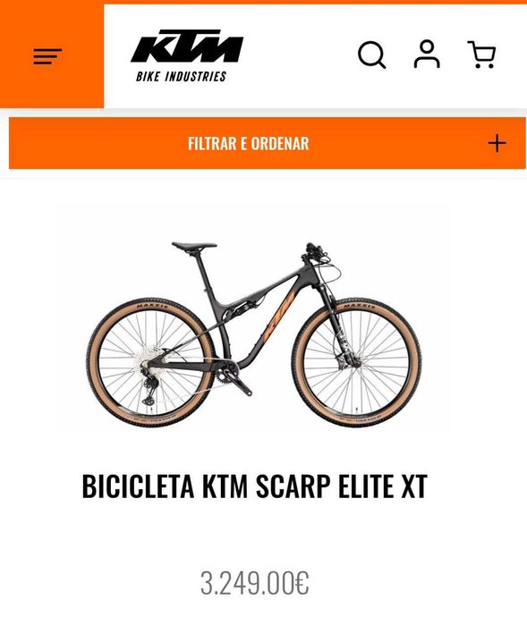 Ktm scarp elite XT nova com garantia