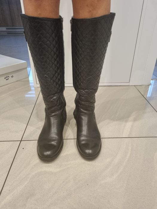 Kozaki skórzane r.37