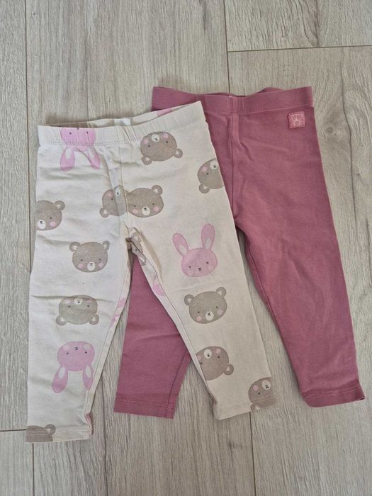 Legginsy niemowlęce dwupak