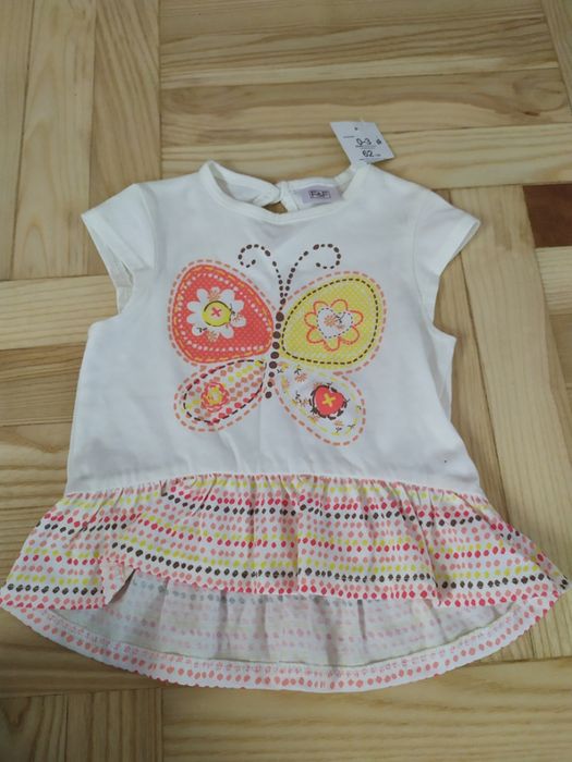 Bluzeczka t-shirt z krótkim rękawem F&F - NOWA