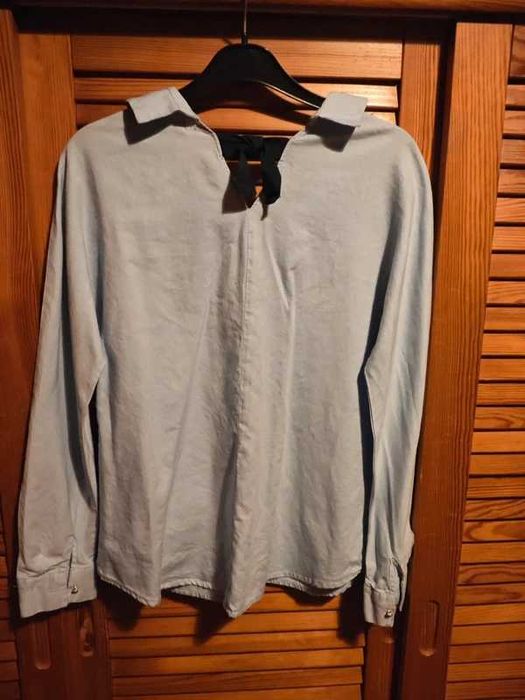 Camisa azul Zara
