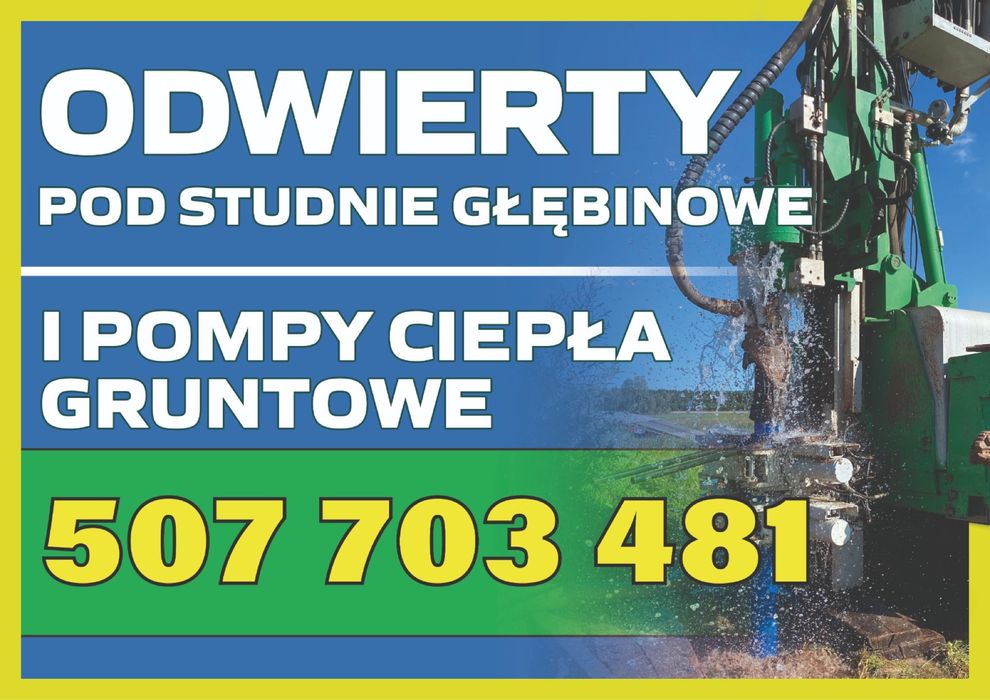 Odwierty pod pompy ciepła I studnie głębinowe