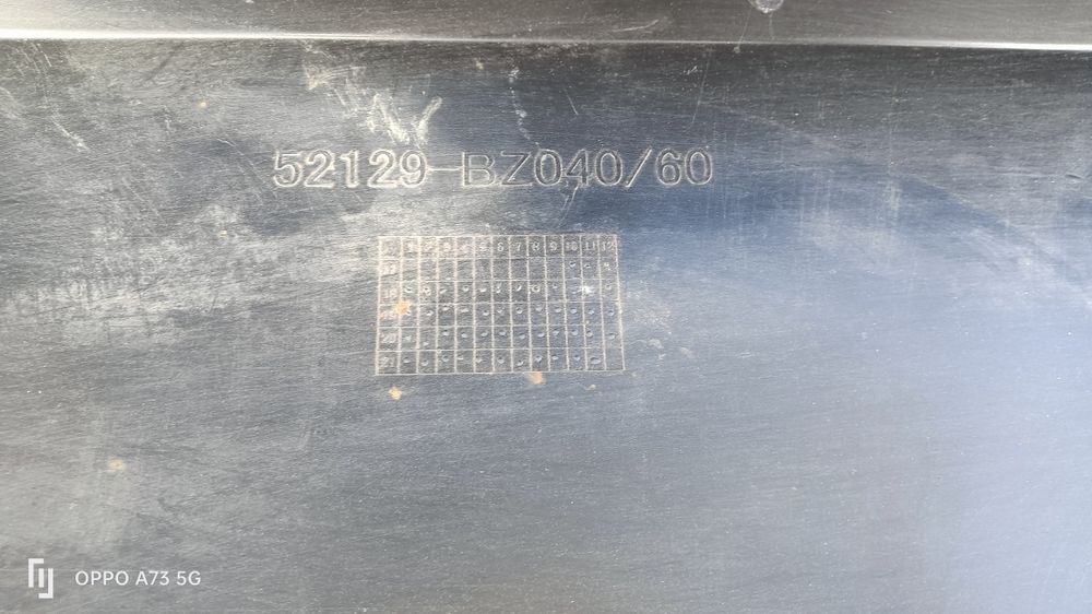 Avental parachoques Toyota rush 2018