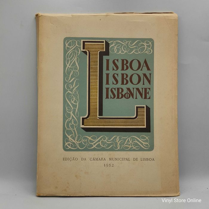Livros - Lisboa Lisbon Lisbonne - Ref: Par6