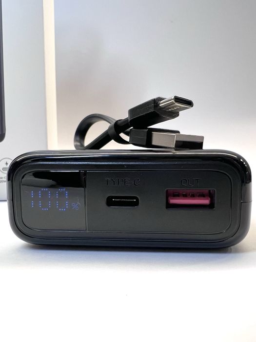Повербанк XO XO-PB309 20000mAh 22.5W з цифровим дисплеєм (чорний)