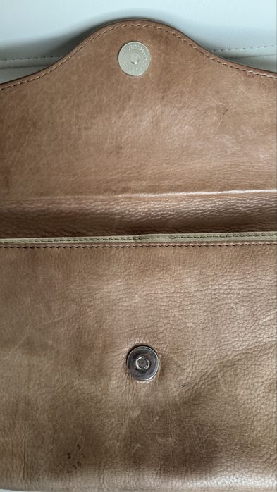 Продам шкіряний клатч б/у