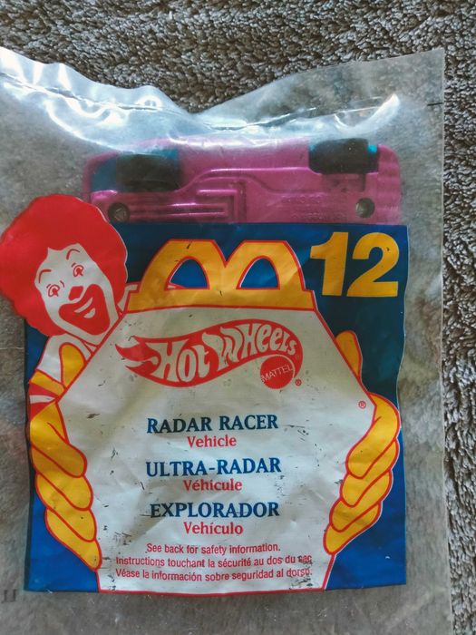 Коллекционная машинка Hot Wheels Radar Racer McDonald's 1994