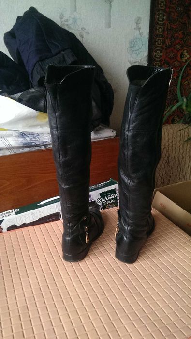 Кожаные сапоги-ботфорты  LAVORAZIONE ARTIGIANALE - Italy Design 37-го