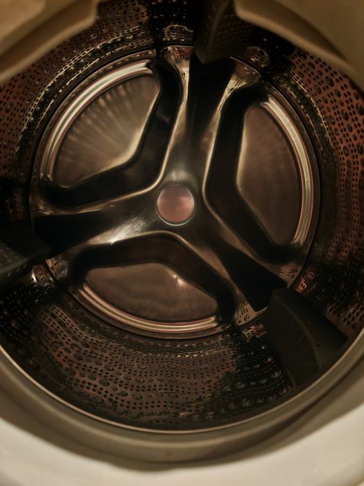 Máquina de lavar roupa Siemens.