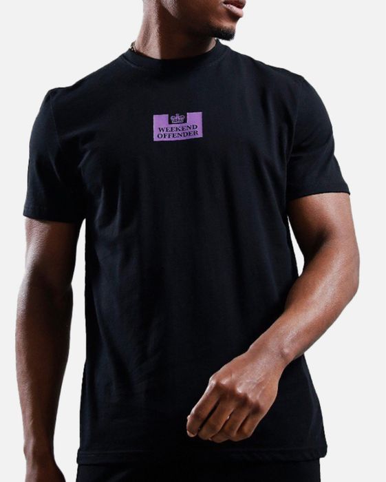 Мужские футбокли Weekend Offender Casual Ultras черная белая ультрас