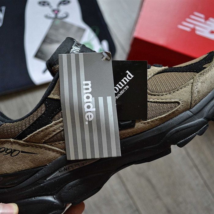 Мужские кроссовки JJJJound x New Balance Made In USA 'Brown\Black'