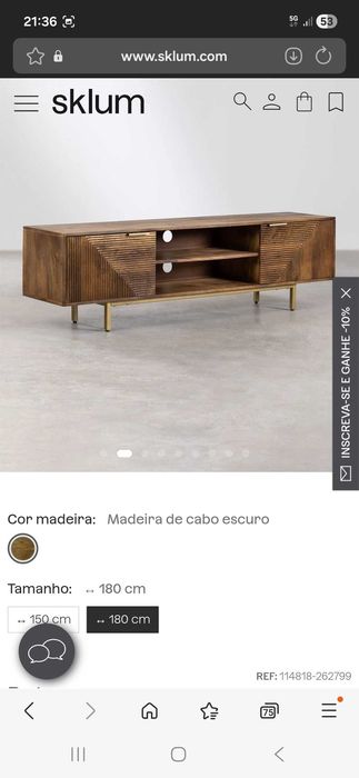 Movel tv sklum como novo