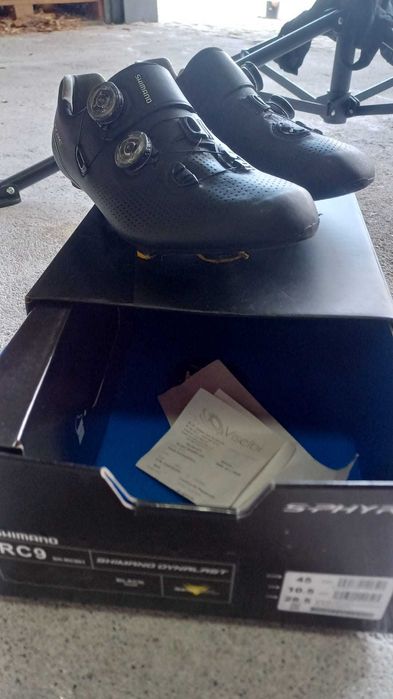 Sapatilhas ciclismo SHIMANO nº 44-Pretas S-phyre