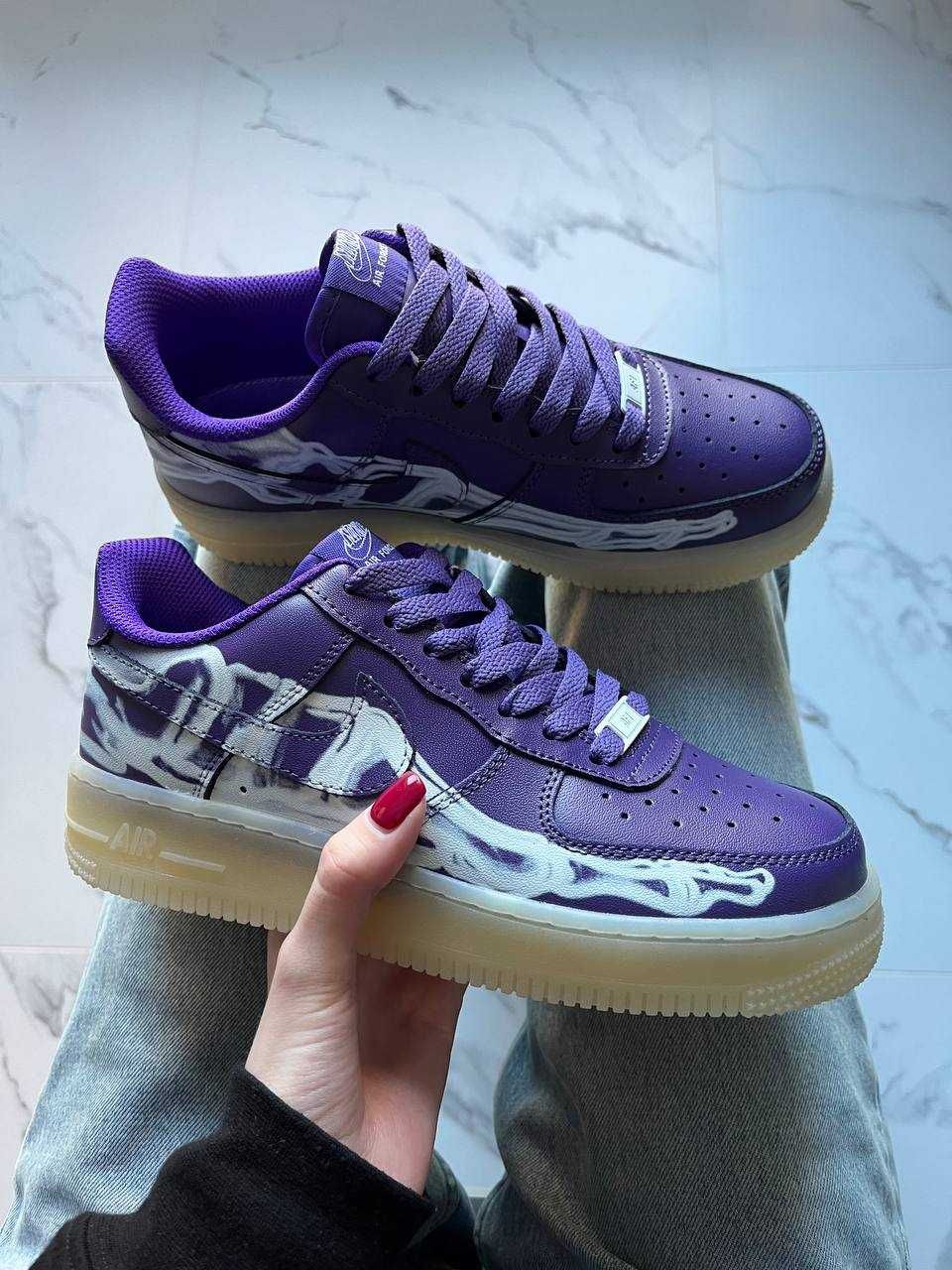 Nike Air Force 1 Low Skeleton Purple 4 199 Olx