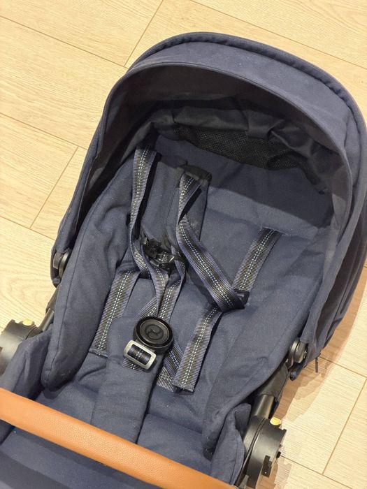 Коляска / візок Cybex Balios S Lux Silver 2 в 1 Ocean Blue