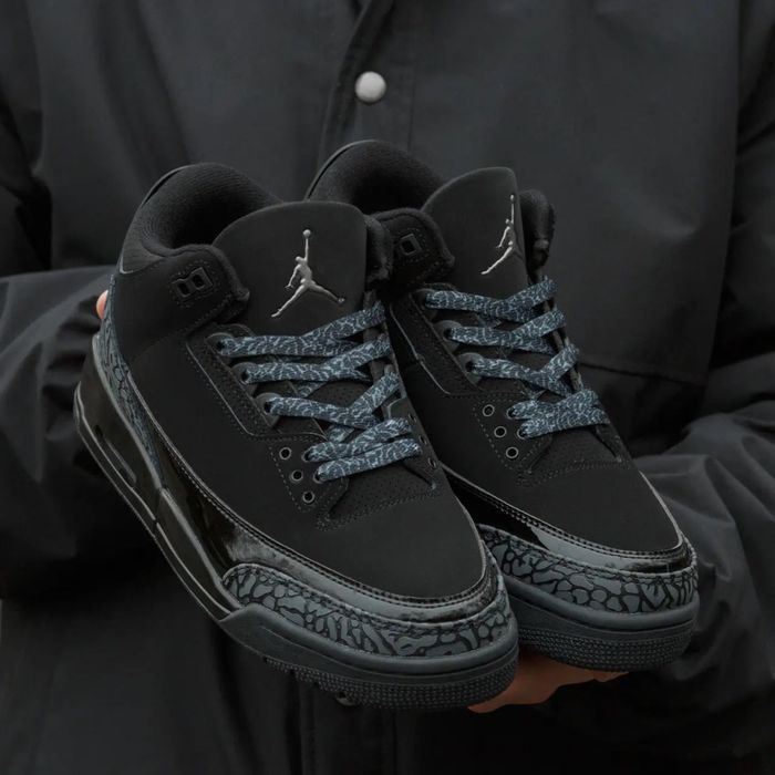 Кроссовки Jordan 3 Black cat