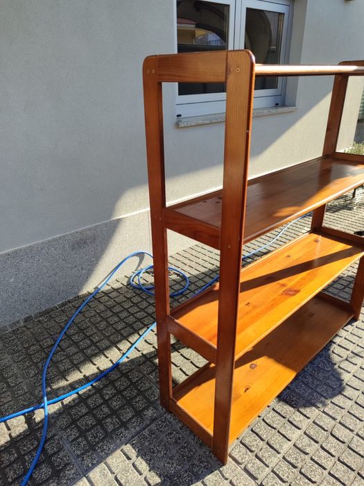Estante usada madeira