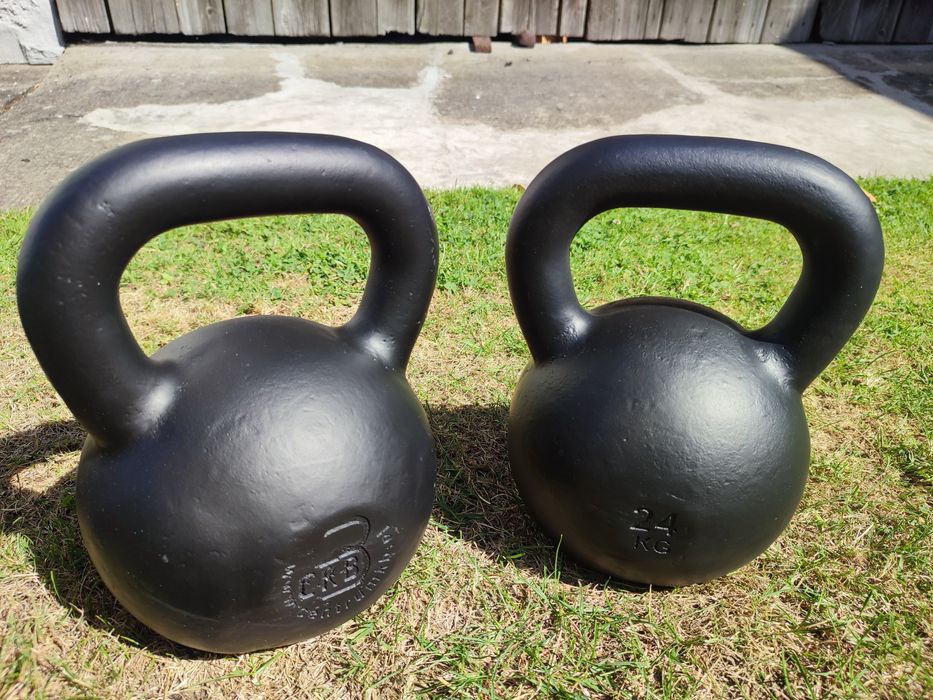Kettlebell żeliwny CKB 12, 20, 24 kg