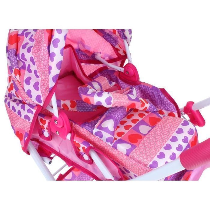 Wózek dla Lalek Głęboki Spacerówka Gondola Nosidełko 3w1 Składany