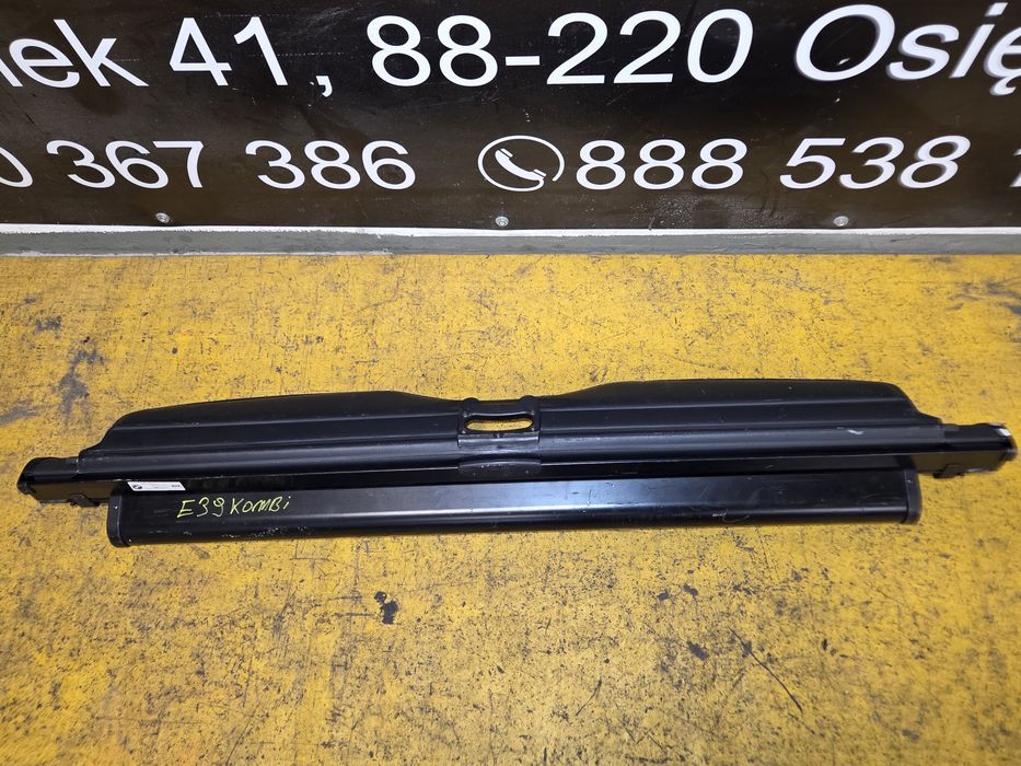 BMW E39 Roleta Bagażnika z Siatką Czarna Ładny Stan 8.236357