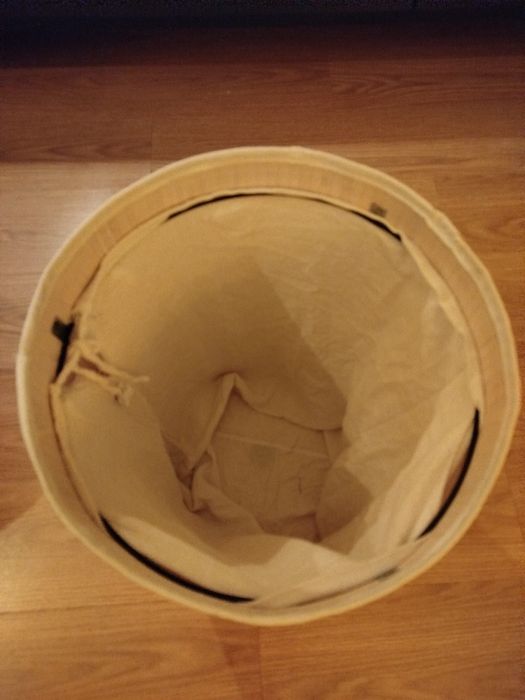 Cesto de roupa madeirinha