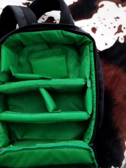 Mochila nova, várias divisões