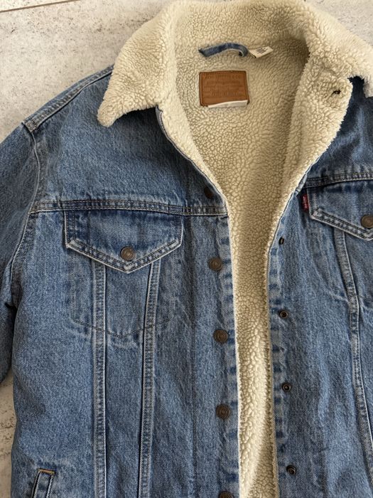 Жіноча подовжена джинсова куртка Levi’s з утепленням