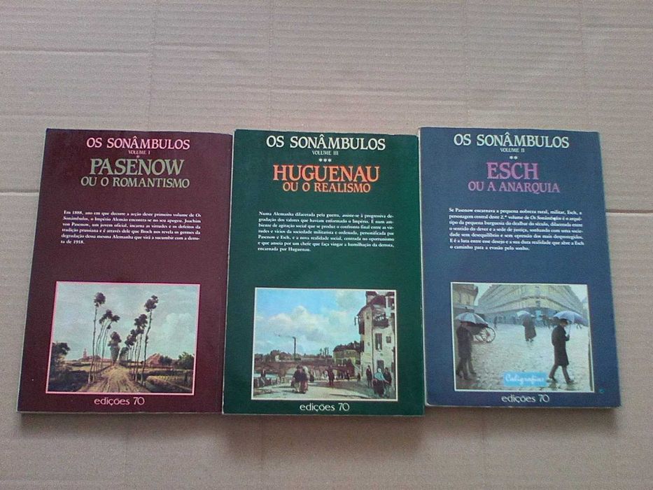Os Sonâmbulos - 3 volumes