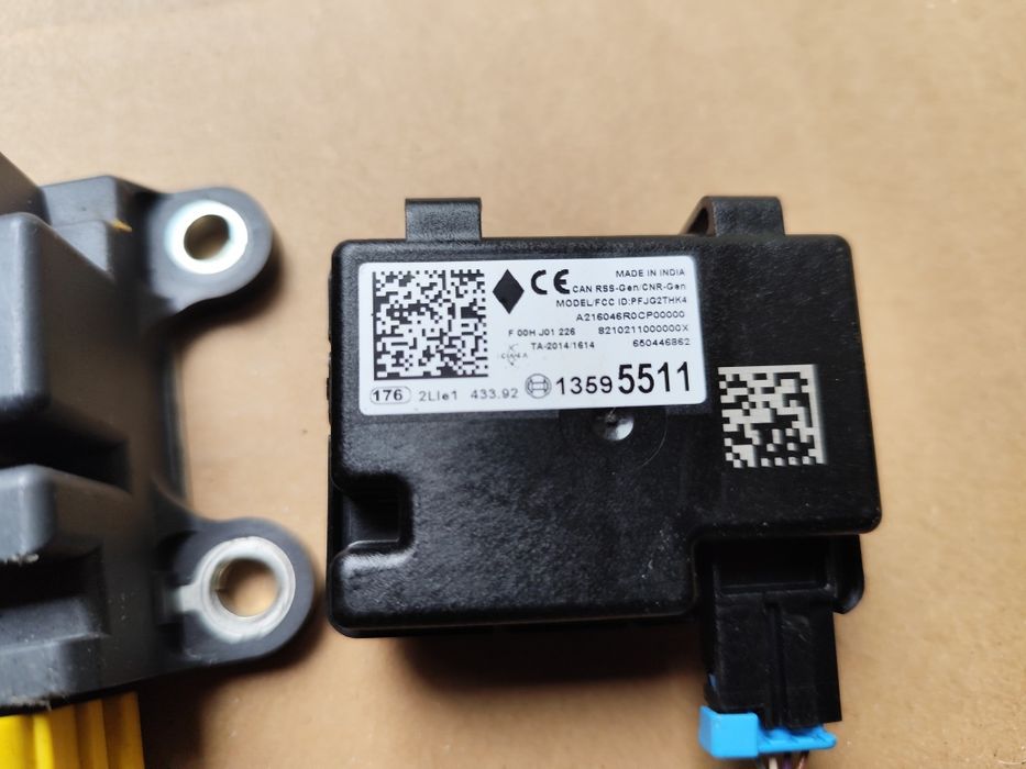 Sterownik komputer moduł sensor air bag taśma zwijak opel astra k 5 v