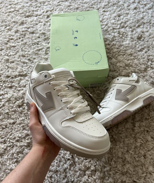 Кросівки Off White White Beige  Out Of Office Sneaker