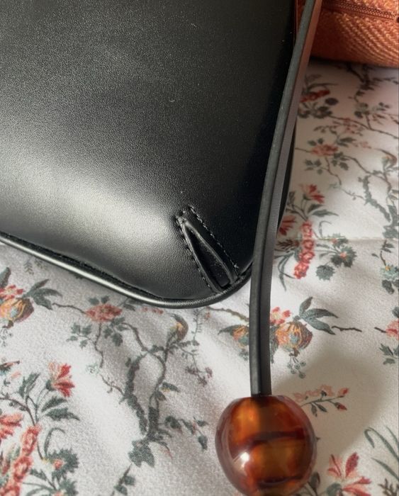 Jacquemus Le Bisou Leather Handbag Black