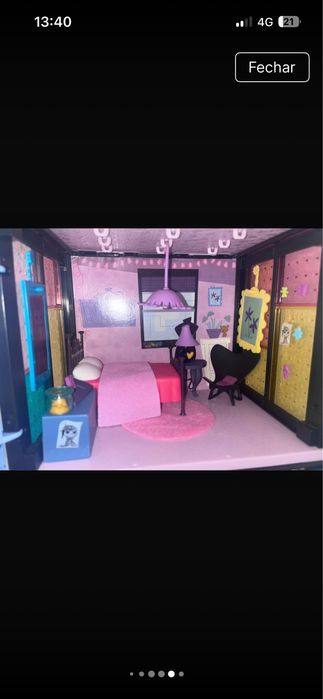 Prédio  Littlest Pet Shop Style Set - 3 Andares Modulares (Blythe’s Room & Pet Shop)