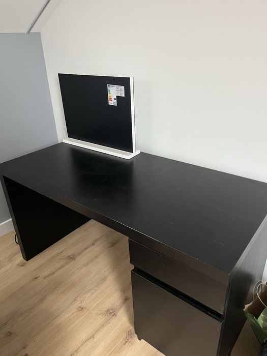 Biurko czarne biurowe