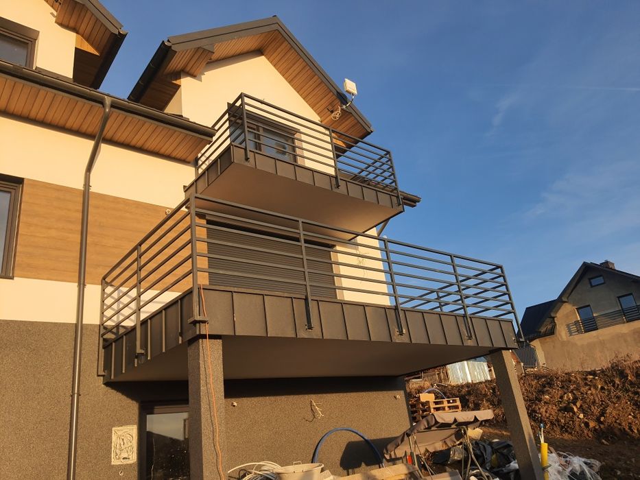 Balustrada pionowa ocynk