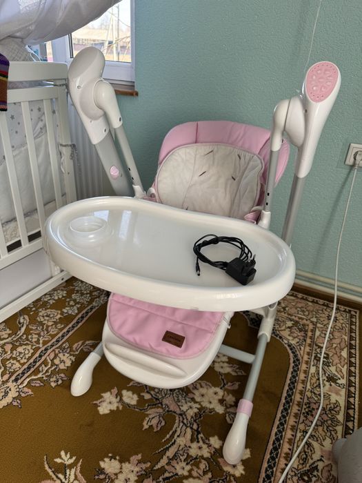 Стільчик-гойдалка 3в1 Carrello Cascata-Шедевр для малечі