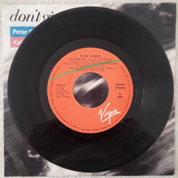 Peter Gabriel single "Don't give up"